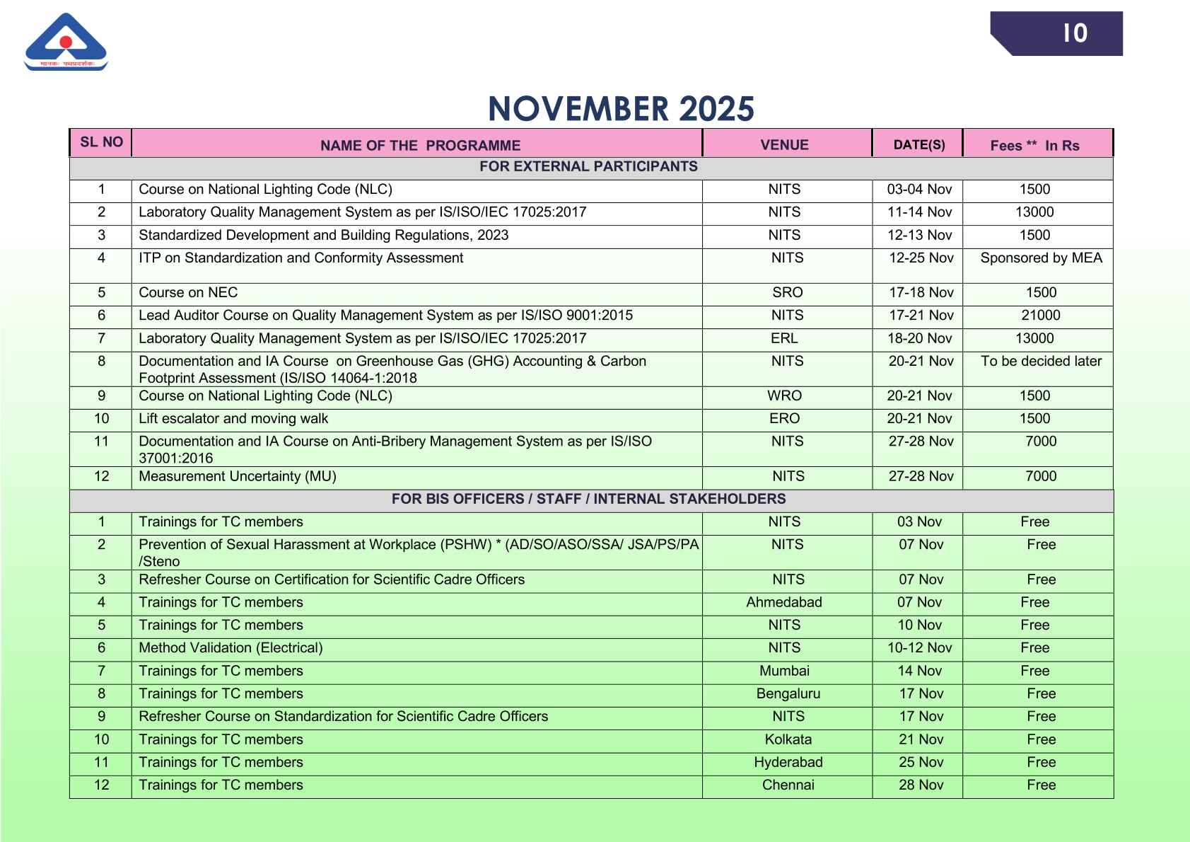 calendar