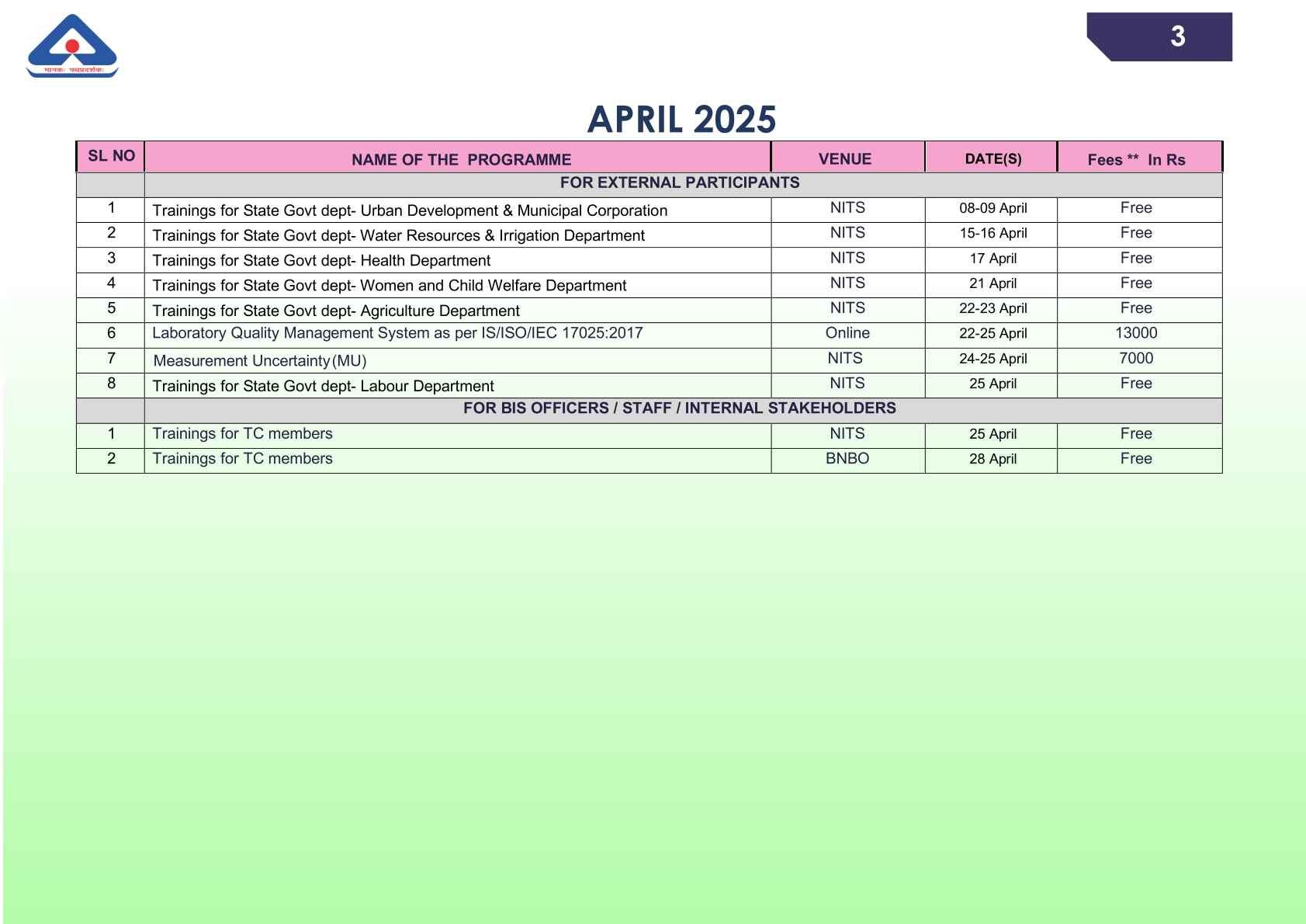calendar
