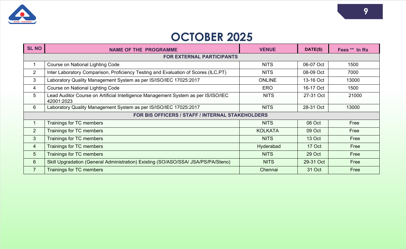 calendar